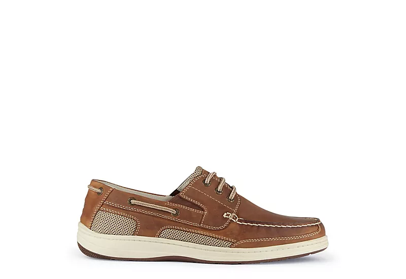 Dockers Mens Beacon Boat Shoes - Dark Tan 2 Dockers Mens Beacon Boat Shoes - Dark Tan - Image 2
