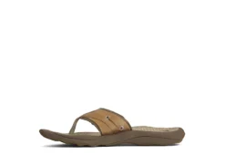 Sperry Mens Outer Banks Flip Flop Sandal - Tan -Outlet Step In Style Store US 01 502722 02