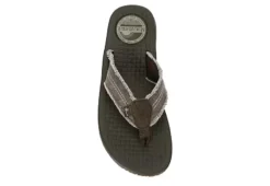 Margaritaville Mens Rag Time Flip Flop Sandal - Dark Brown -Outlet Step In Style Store US 01 502724 05