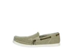Margaritaville Mens Dock Slip On Boat Shoe - Tan -Outlet Step In Style Store US 01 502734 03