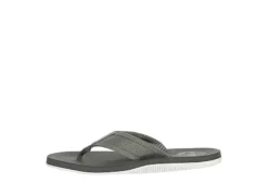 Margaritaville Mens Palm Flip Flop Sandal - Grey -Outlet Step In Style Store US 01 502736 03