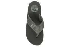 Margaritaville Mens Palm Flip Flop Sandal - Grey -Outlet Step In Style Store US 01 502736 05