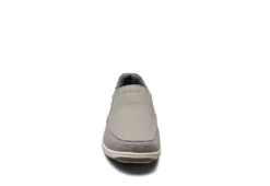 Florsheim Mens Lakeside Canvas Moc Toe Slip On Oxford - Grey -Outlet Step In Style Store US 01 502785 02