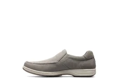 Florsheim Mens Lakeside Canvas Moc Toe Slip On Oxford - Grey -Outlet Step In Style Store US 01 502785 03