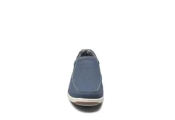 Florsheim Mens Lakeside Canvas Moc Toe Slip On Oxford - Navy -Outlet Step In Style Store US 01 502787 02