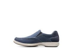 Florsheim Mens Lakeside Canvas Moc Toe Slip On Oxford - Navy -Outlet Step In Style Store US 01 502787 03