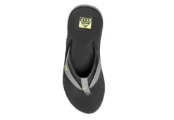 Reef Mens Anchor Flip Flop Sandal - Grey -Outlet Step In Style Store US 01 502840 02
