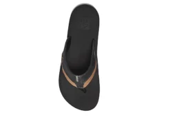 Reef Mens Cushion Dawn Flip Flop Sandal - Black -Outlet Step In Style Store US 01 502844 02