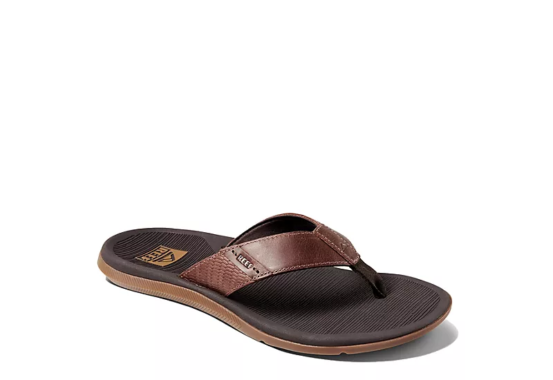 Reef Mens Santa Ana Flip Flop Sandal - Brown 1 Reef Mens Santa Ana Flip Flop Sandal - Brown