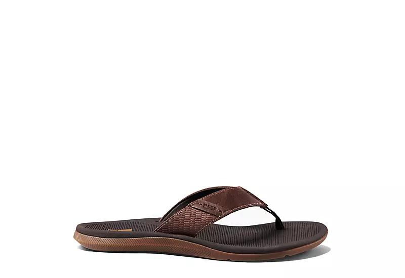 Reef Mens Santa Ana Flip Flop Sandal - Brown 2 Reef Mens Santa Ana Flip Flop Sandal - Brown - Image 2