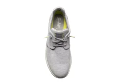 Florsheim Mens Crossover Canvas Plain Toe Slip On Sneaker - Grey -Outlet Step In Style Store US 01 502871 05