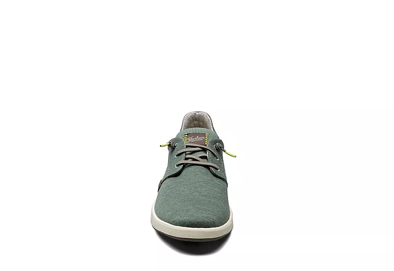 Florsheim Mens Crossover Canvas Plain Toe Slip On Sneaker - Green 3 Florsheim Mens Crossover Canvas Plain Toe Slip On Sneaker - Green - Image 3