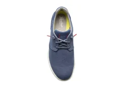 Florsheim Mens Crossover Canvas Plain Toe Slip On Sneaker - Navy -Outlet Step In Style Store US 01 502873 05