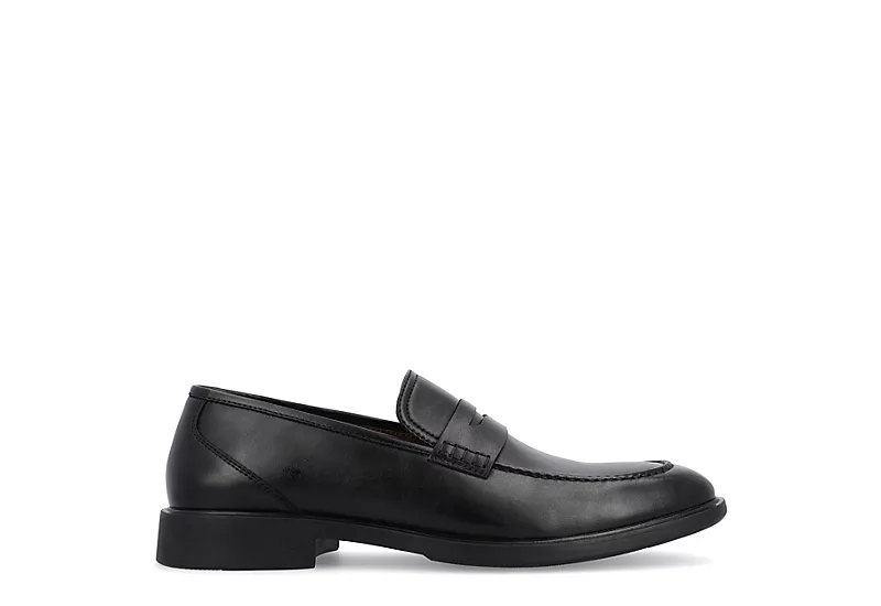 Vance Co Mens Keith Loafer Oxford - Black 2 Vance Co Mens Keith Loafer Oxford - Black - Image 2