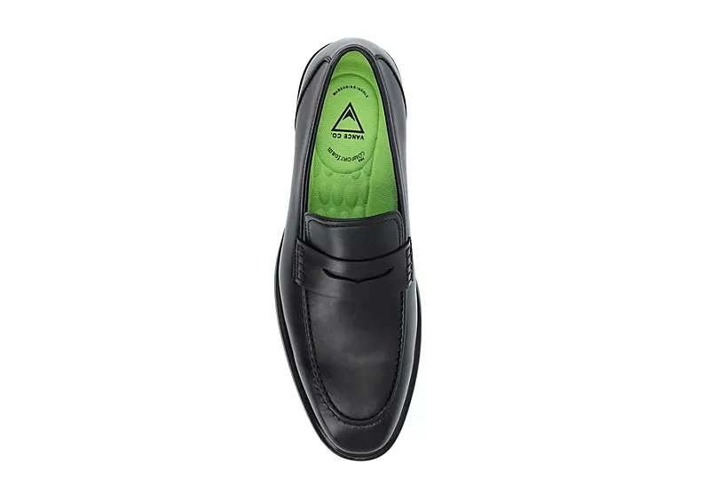 Vance Co Mens Keith Loafer Oxford - Black 6 Vance Co Mens Keith Loafer Oxford - Black - Image 6