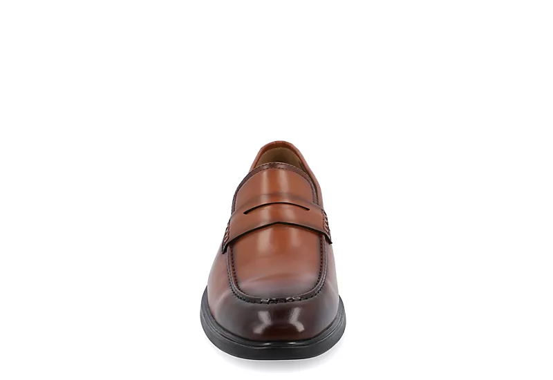 Vance Co Mens Keith Loafer Oxford - Chestnut 3 Vance Co Mens Keith Loafer Oxford - Chestnut - Image 3