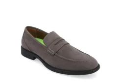 Vance Co Mens Keith Loafer Oxford - Grey