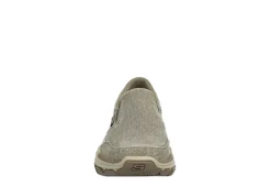 Skechers Mens Respected Slip On Sneaker - Taupe -Outlet Step In Style Store US 01 510080 02