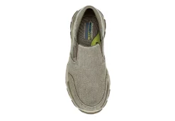 Skechers Mens Respected Slip On Sneaker - Taupe -Outlet Step In Style Store US 01 510080 05