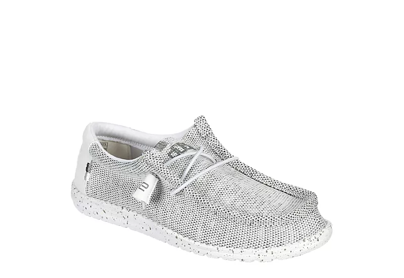 Heydude Mens Wally Slip On Sneaker - White 1 Heydude Mens Wally Slip On Sneaker - White