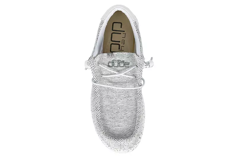 Heydude Mens Wally Slip On Sneaker - White 6 Heydude Mens Wally Slip On Sneaker - White - Image 6