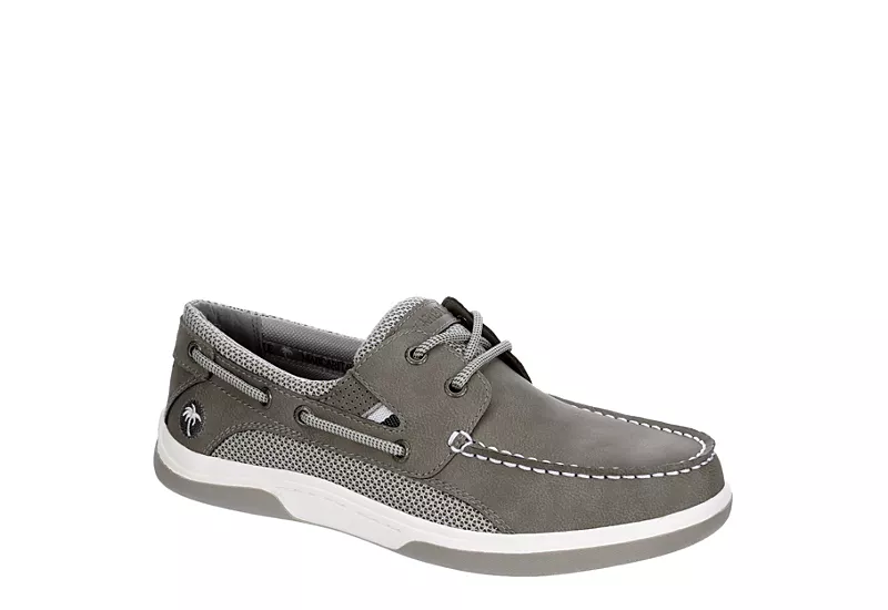 Margaritaville Mens Steady Boat Shoe - Grey 1 Margaritaville Mens Steady Boat Shoe - Grey