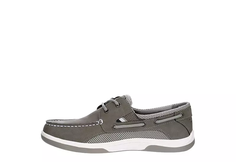 Margaritaville Mens Steady Boat Shoe - Grey 4 Margaritaville Mens Steady Boat Shoe - Grey - Image 4