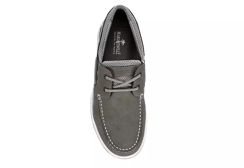 Margaritaville Mens Steady Boat Shoe - Grey 6 Margaritaville Mens Steady Boat Shoe - Grey - Image 6