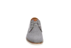 Florsheim Mens Highland Canvas Plain Toe Oxford - Grey -Outlet Step In Style Store US 01 521078 02