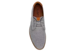 Florsheim Mens Highland Canvas Plain Toe Oxford - Grey -Outlet Step In Style Store US 01 521078 05