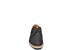 Florsheim Mens Highland Canvas Plain Toe Oxford - Black -Outlet Step In Style Store US 01 521128 02