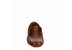 Franco Fortini Mens Daven Penny Loafer Oxford - Cognac -Outlet Step In Style Store US 01 524048 02