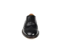 Thomas & Vine Mens Franklin Wingtip Oxford - Black -Outlet Step In Style Store US 01 530029 02
