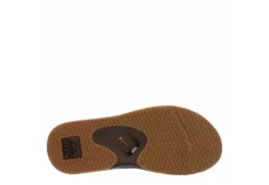 Reef Mens Fanning Flip Flop Sandal - Brown -Outlet Step In Style Store US 01 544010 06