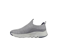 Skechers Mens Arch Fit Slip On - Grey 9 Skechers Mens Arch Fit Slip On - Grey -Outlet Step In Style Store US 01 600472 02