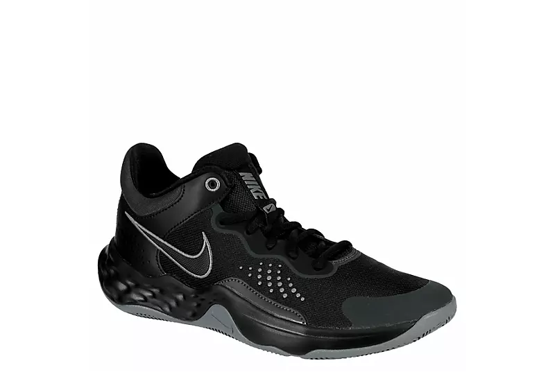 Nike Mens Fly By Mid 3 Basketball Shoe - Black 1 Nike Mens Fly By Mid 3 Basketball Shoe - Black