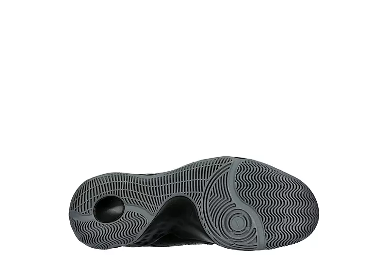 Nike Mens Fly By Mid 3 Basketball Shoe - Black 7 Nike Mens Fly By Mid 3 Basketball Shoe - Black - Image 7