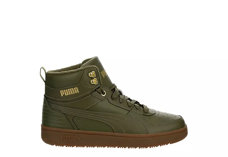 Puma Mens Rebound Rugged Sneaker Boot - Olive 2 Puma Mens Rebound Rugged Sneaker Boot - Olive - Image 2