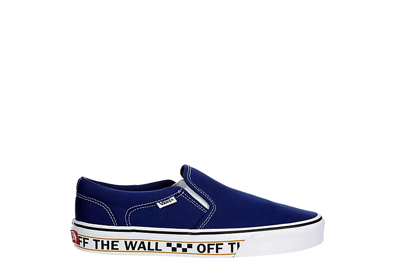 Vans Mens Asher Sneaker - Blue 2 Vans Mens Asher Sneaker - Blue - Image 2