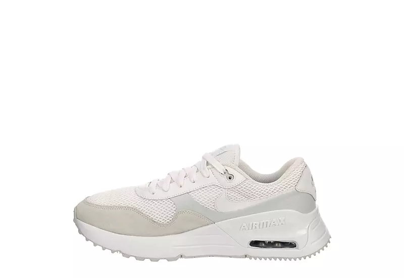 Nike Mens Air Max Systm Sneaker - White 4 Nike Mens Air Max Systm Sneaker - White - Image 4