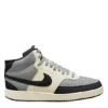 Nike Mens Court Vision Mid Sneaker - Grey
