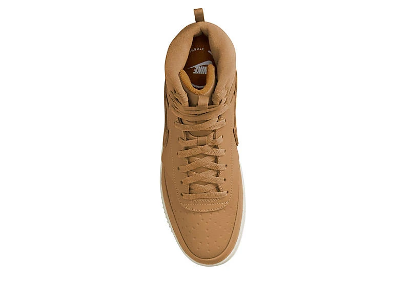 Nike Mens Court Vision Mid Winter Sneaker Boot - Wheat 4 Nike Mens Court Vision Mid Winter Sneaker Boot - Wheat - Image 4