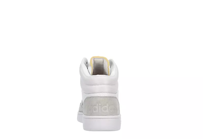 Adidas Mens Hoops 3.0 Mid Sneaker - White 5 Adidas Mens Hoops 3.0 Mid Sneaker - White - Image 5