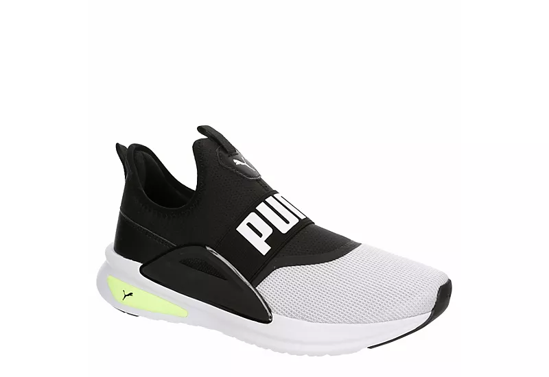 Puma Mens Enzo Evolve Slip On Sneaker - White 1 Puma Mens Enzo Evolve Slip On Sneaker - White