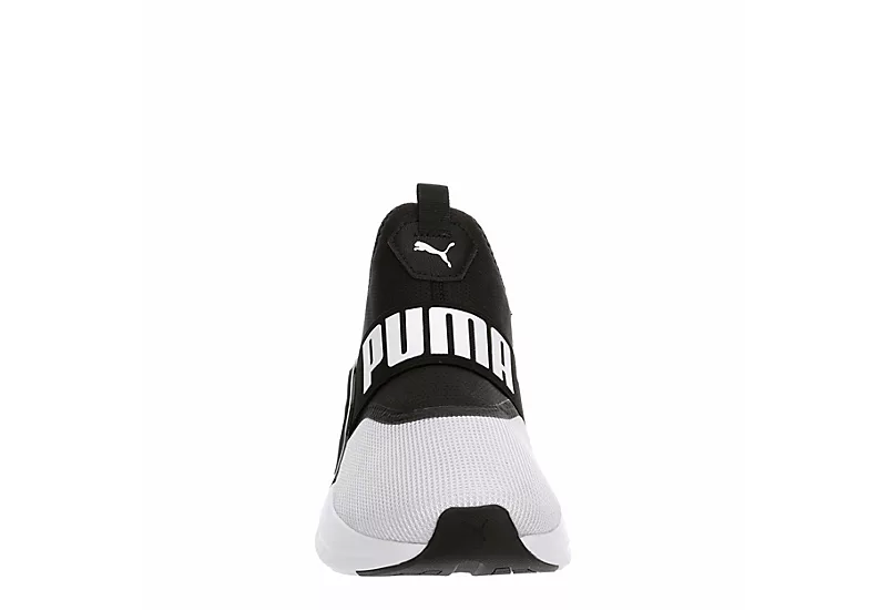 Puma Mens Enzo Evolve Slip On Sneaker - White 3 Puma Mens Enzo Evolve Slip On Sneaker - White - Image 3