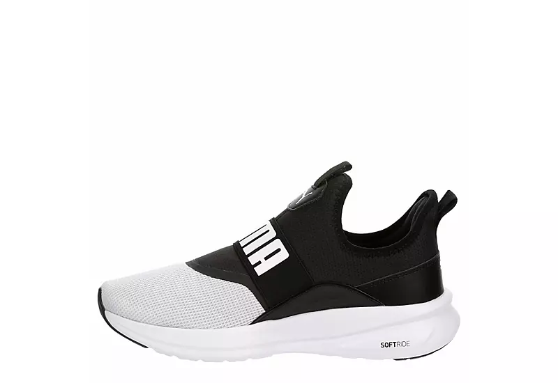 Puma Mens Enzo Evolve Slip On Sneaker - White 4 Puma Mens Enzo Evolve Slip On Sneaker - White - Image 4