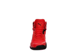 Puma Mens Playmaker Pro Mid Basketball Shoe - Red -Outlet Step In Style Store US 01 601241 02