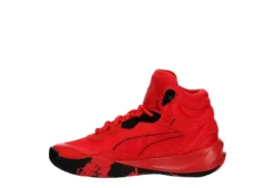 Puma Mens Playmaker Pro Mid Basketball Shoe - Red -Outlet Step In Style Store US 01 601241 03