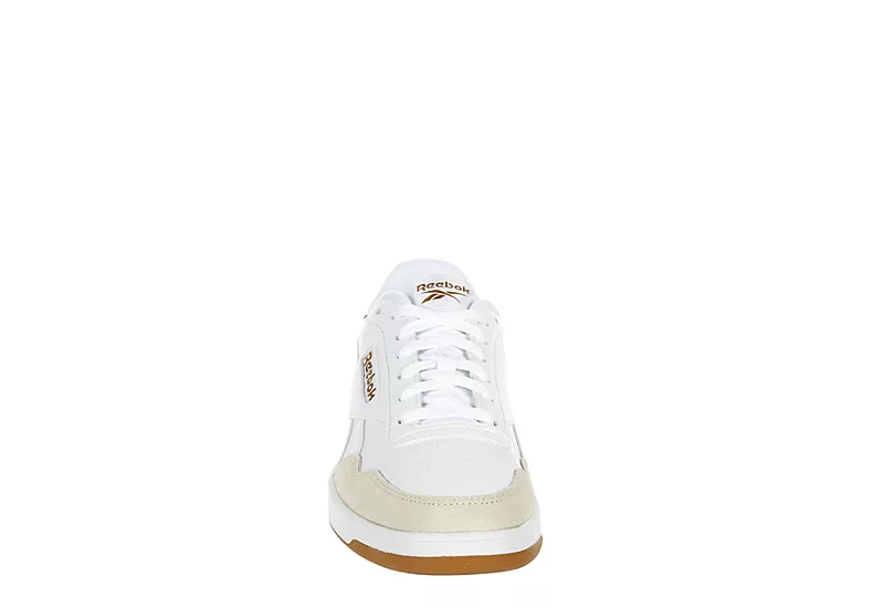 Reebok Mens Court Advance Sneaker - White 3 Reebok Mens Court Advance Sneaker - White - Image 3