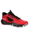 Under Armour Mens Lockdown 6 Basketball Shoe - Red